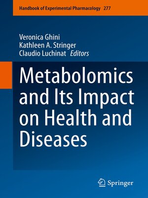 cover image of Metabolomics and Its Impact on Health and Diseases
